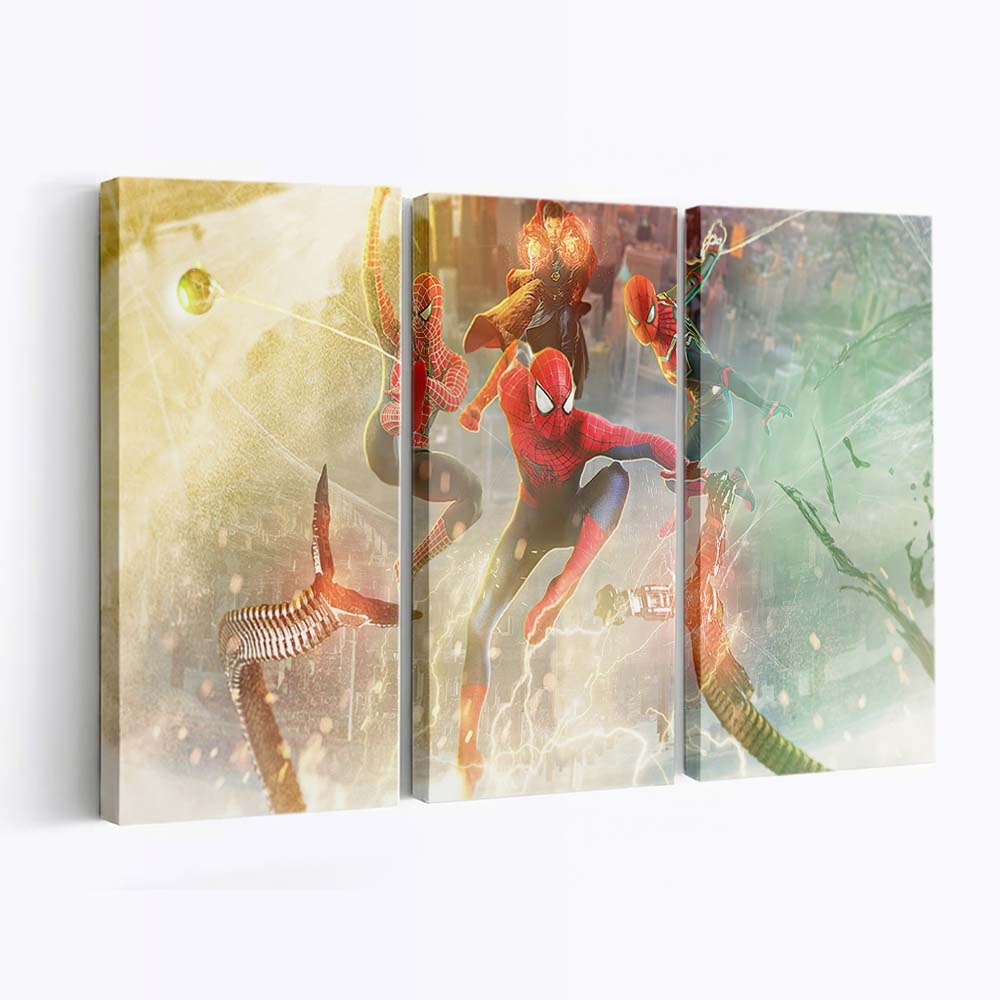 Spider Man: No Way Home Fan Art Leinwandbild - Wanddeko
