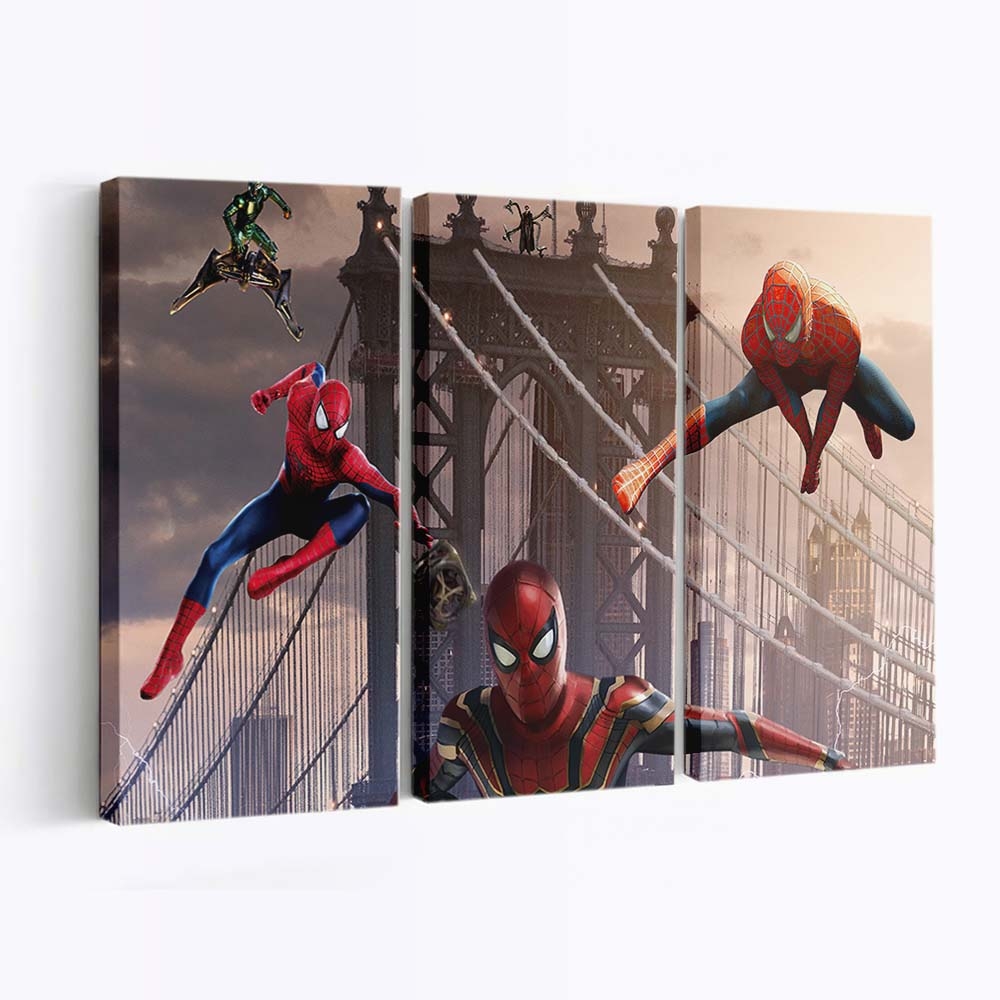 Spider Man: No Way Home Fan Art 2 Leinwandbild - Wanddeko