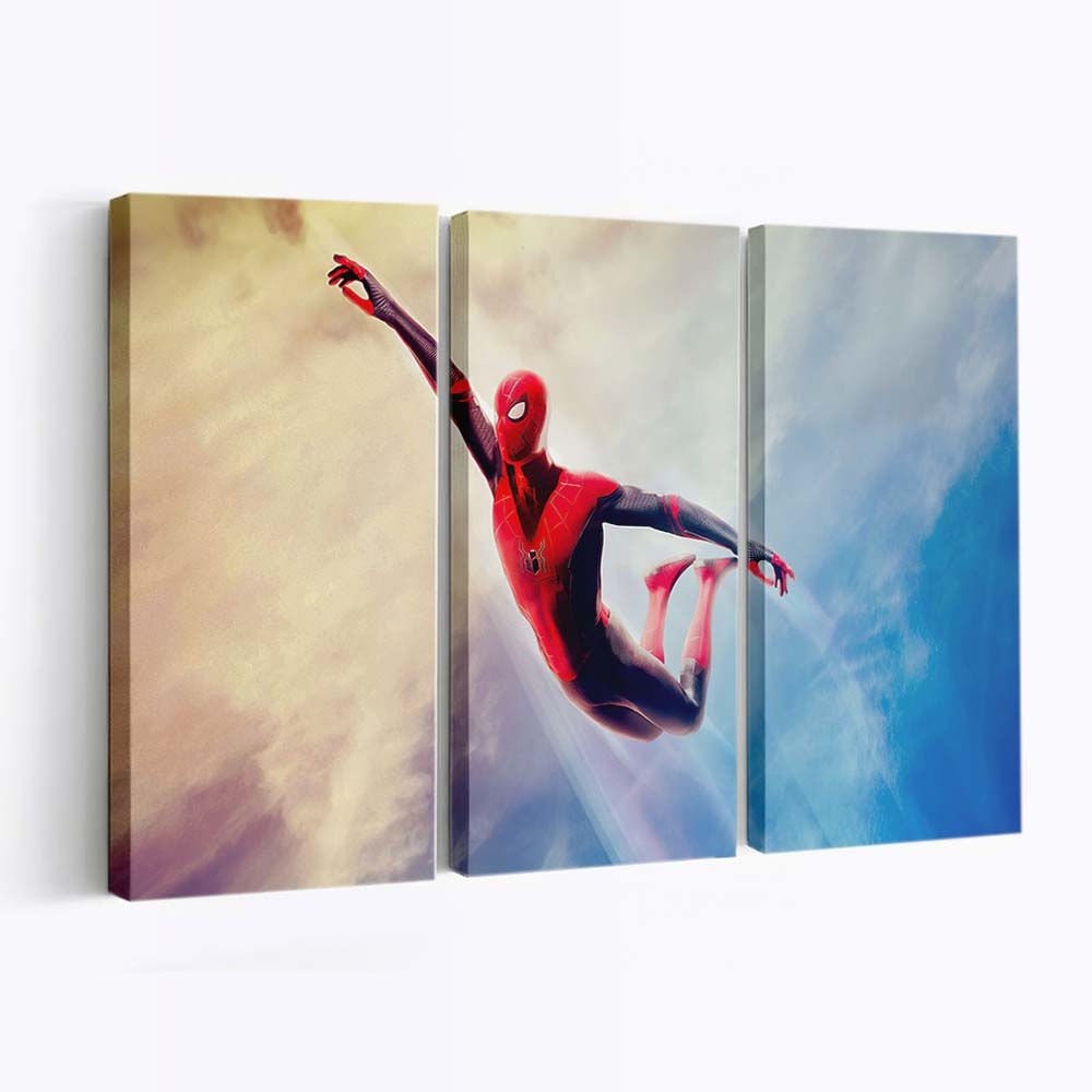 Spider Man: No Way Home Final Leinwandbild - Wanddeko