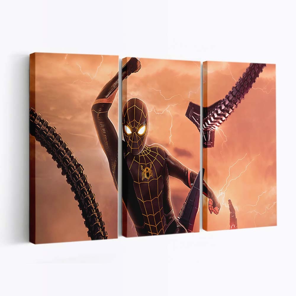 Spider Man: No Way Home Marvel Fan Art Leinwandbild - Wanddeko