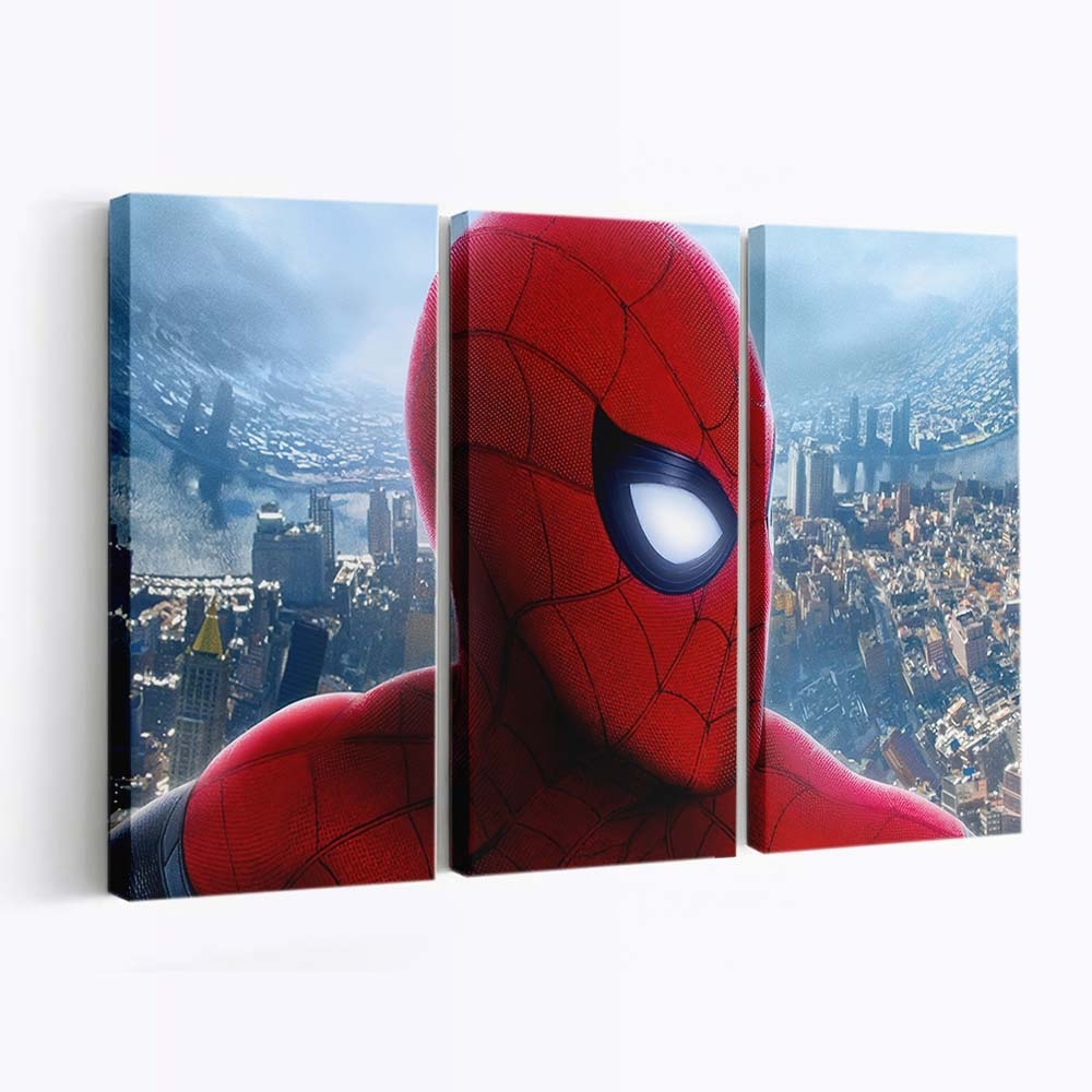 Spider Man: No Way Home Poster Leinwandbild - Wanddeko