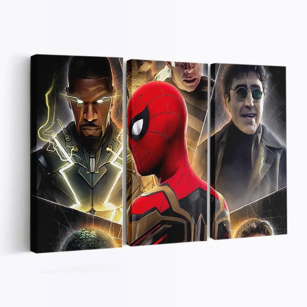 Spider Man: No Way Home Posters Leinwandbild - Wanddeko