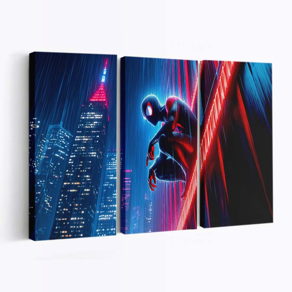 Spider Man Rain Or Shine Leinwandbild - Wanddeko