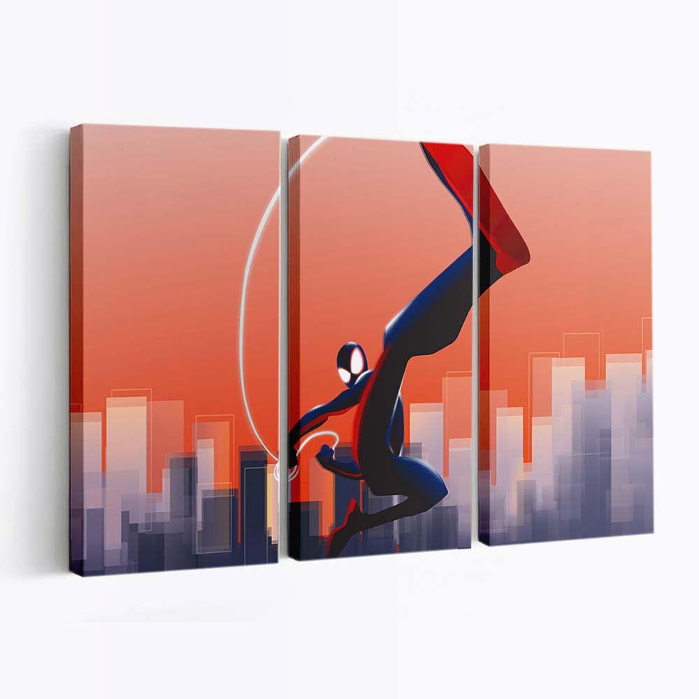 Spider Man Swinger Leinwandbild - Wanddeko