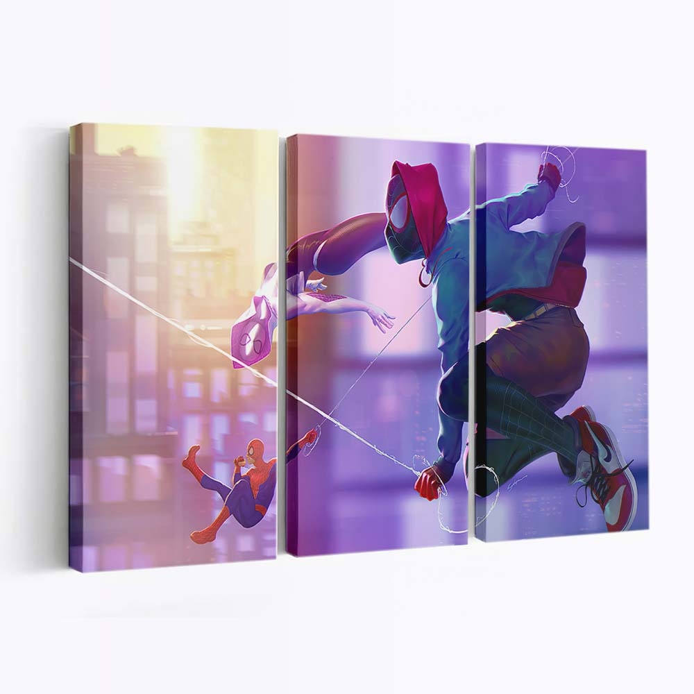 Spider Man Team Leinwandbild - Wanddeko