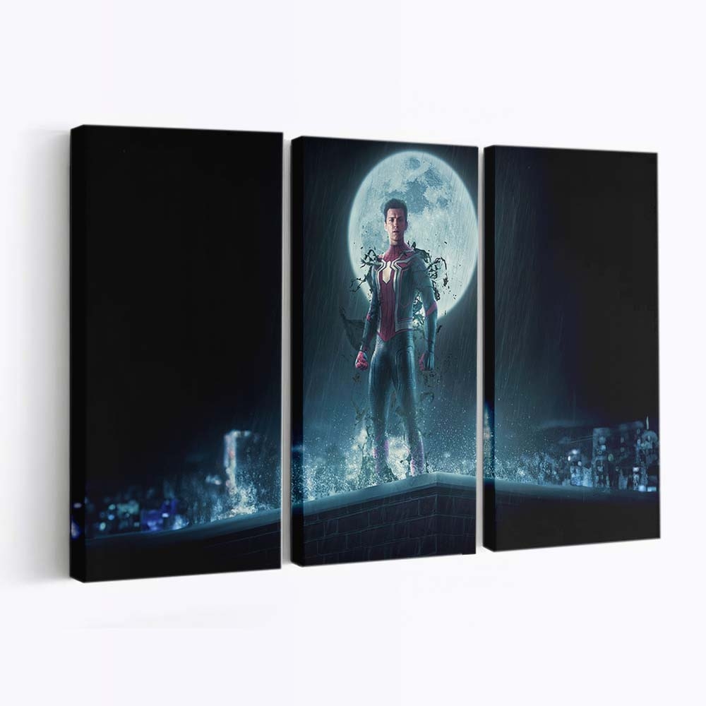 Spider Man Der Nachtbeschützer Leinwandbild - Wanddeko