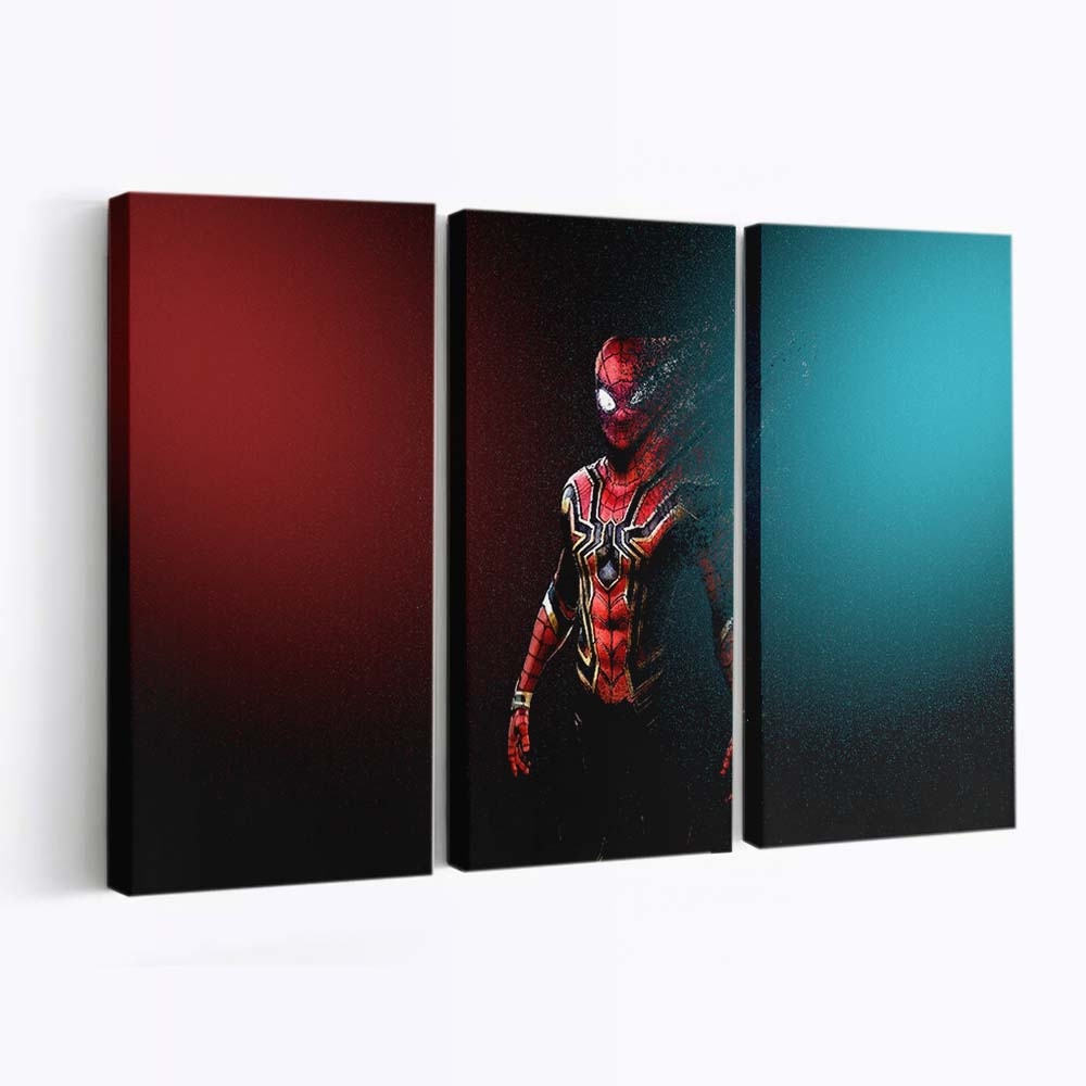 Spider Man verwandelt sich in Staub Leinwandbild - Wanddeko