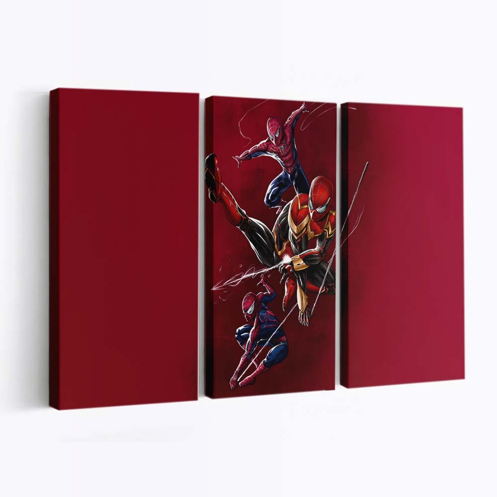 Spider Man Ultimate Team Up Leinwandbild - Wanddeko
