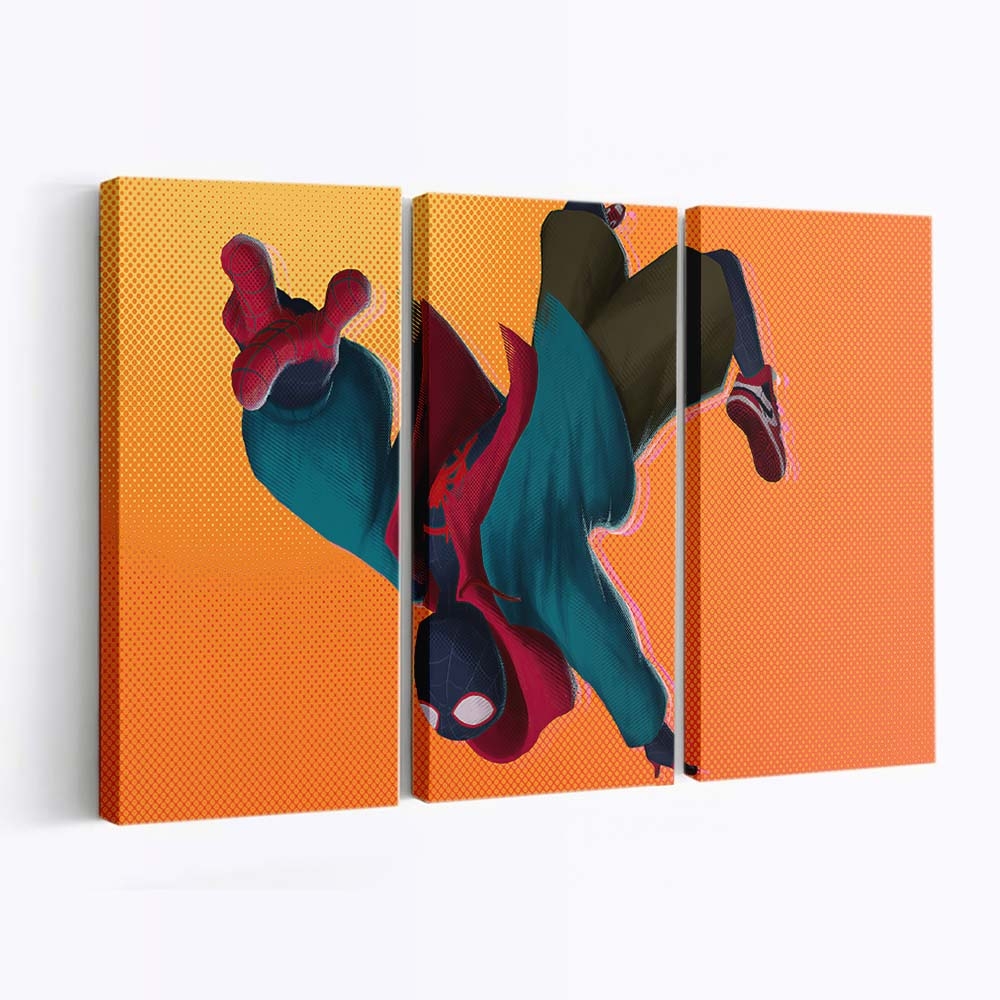 Spider Man Upside Down Leinwandbild - Wanddeko