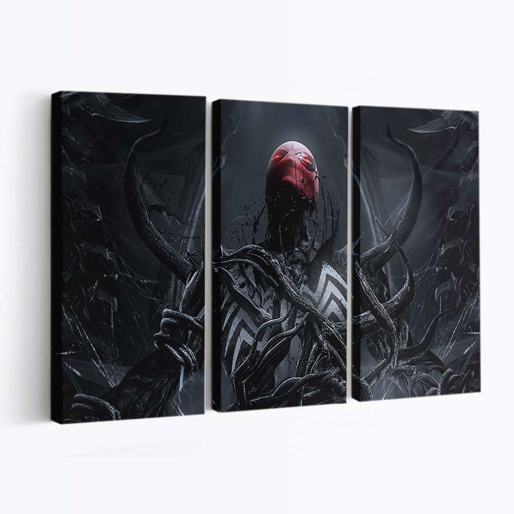 Spider Man Venomized Leinwandbild - Wanddeko