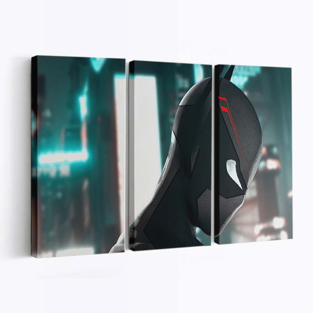 Spider Man X Batman Beyond 2099 Leinwandbild - Wanddeko