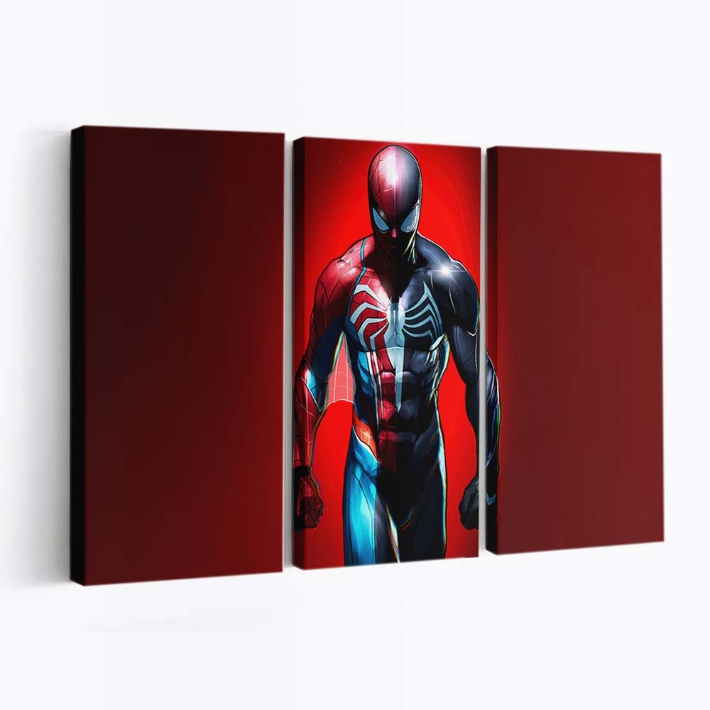 Spider Man X Venom Chronicles Leinwandbild - Wanddeko