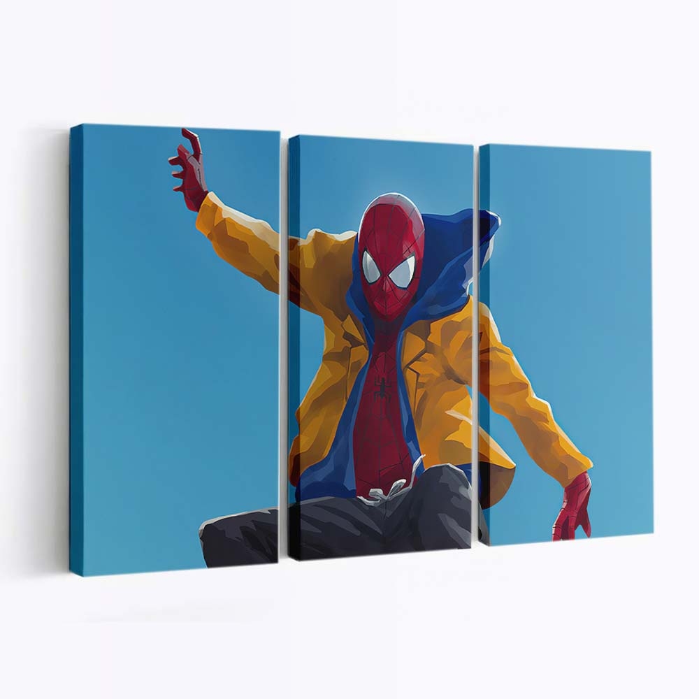 Spider Man Yellow Jacket Leinwandbild - Wanddeko