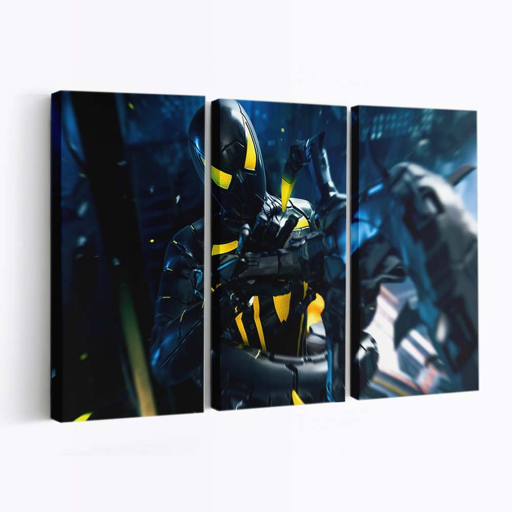 Spider Man Anti Ock Anzug Design Leinwandbild - Wanddeko