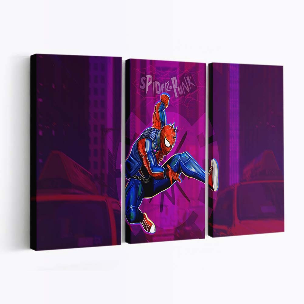 Spider Punk Leinwandbild - Wanddeko