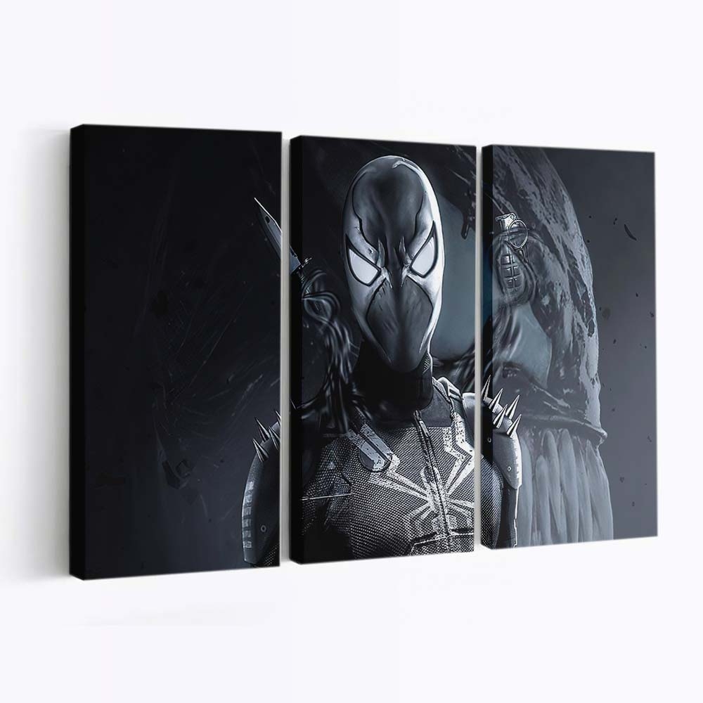 Spider Venom Leinwandbild - Wanddeko