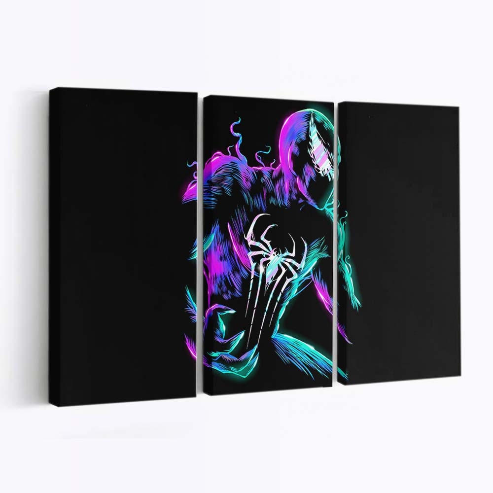 Spider Venom Minimalism Leinwandbild - Wanddeko