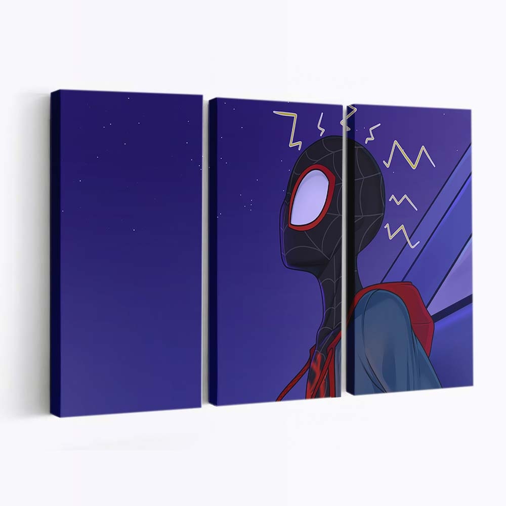 Spider Verse New Art Leinwandbild - Wanddeko