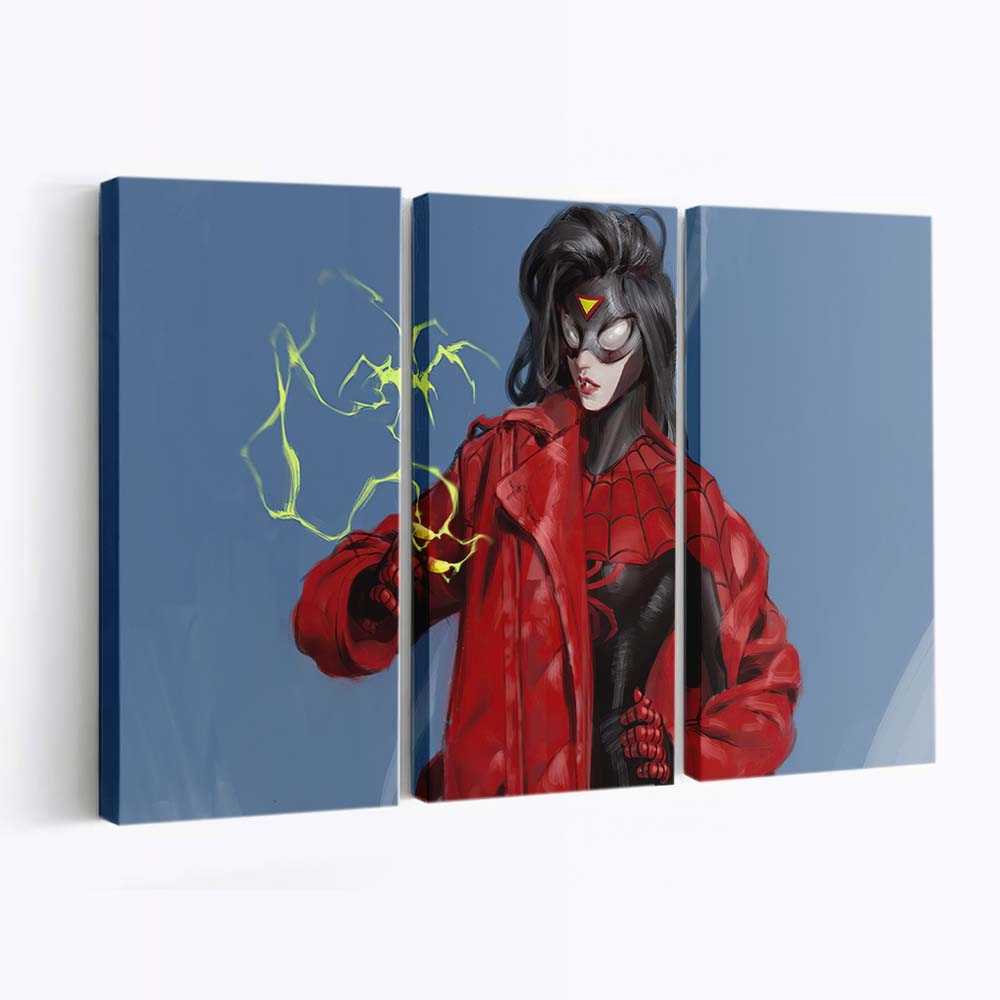 Spider Woman Kostüm Fanart Leinwandbild - Wanddeko