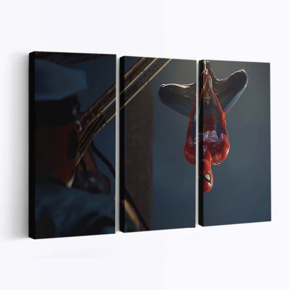 Spider Man 2017 Videospiel Leinwandbild - Wanddeko