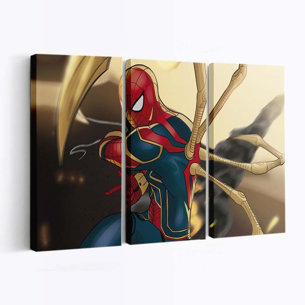 Spider Man 2020 Kunst 3 Leinwandbild - Wanddeko