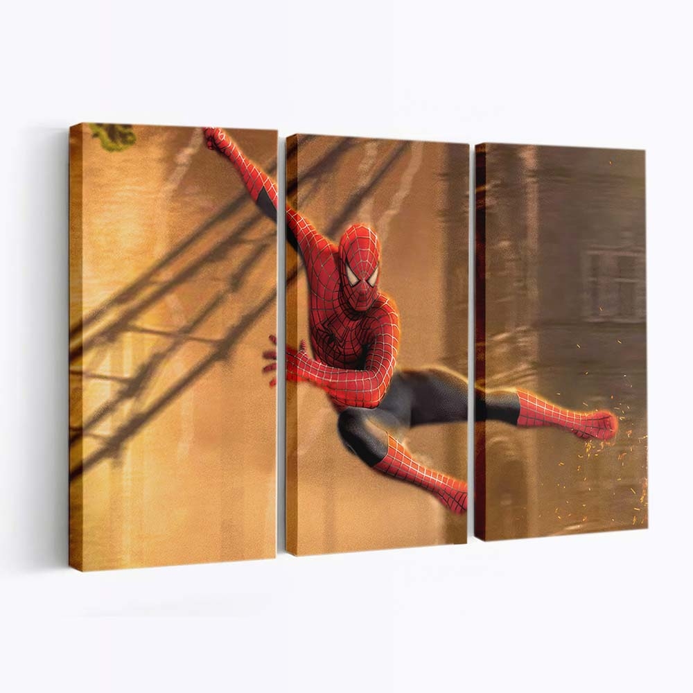 Spider Man 2023 4 Leinwandbild - Wanddeko