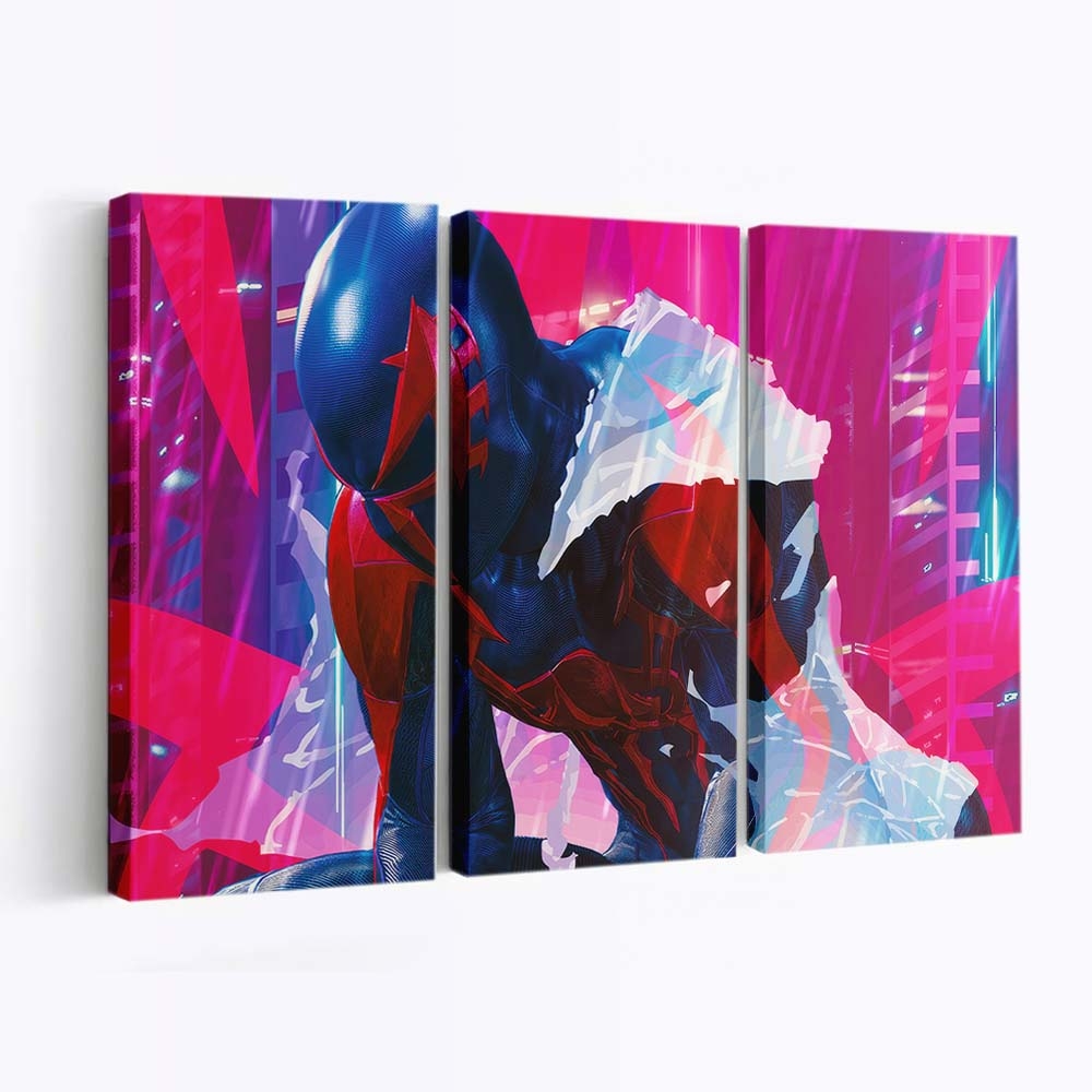 Spider Man 2099 Kunstwerk 2 Leinwandbild - Wanddeko