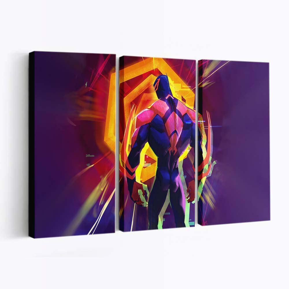 Spider Man 2099 Across Dimensions Leinwandbild - Wanddeko