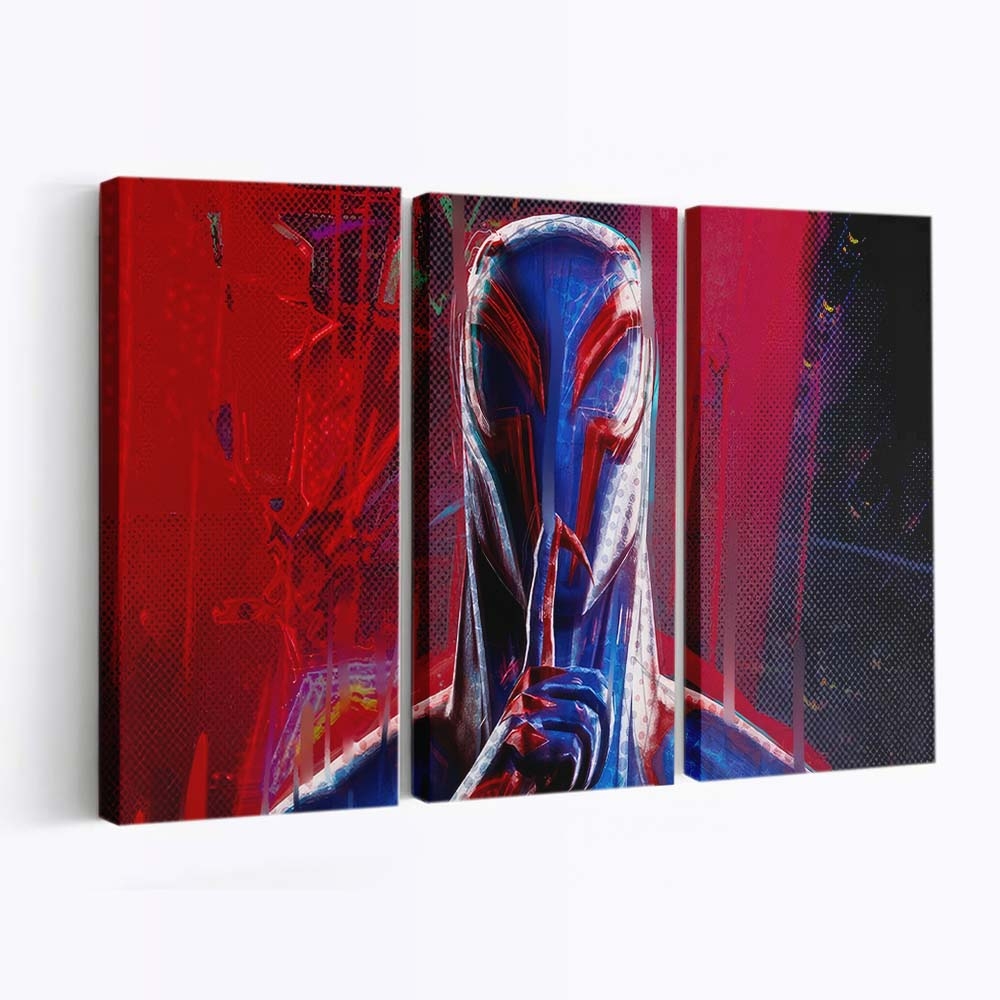 Spider Man 2099 Across The Spiderverse Leinwandbild - Wanddeko