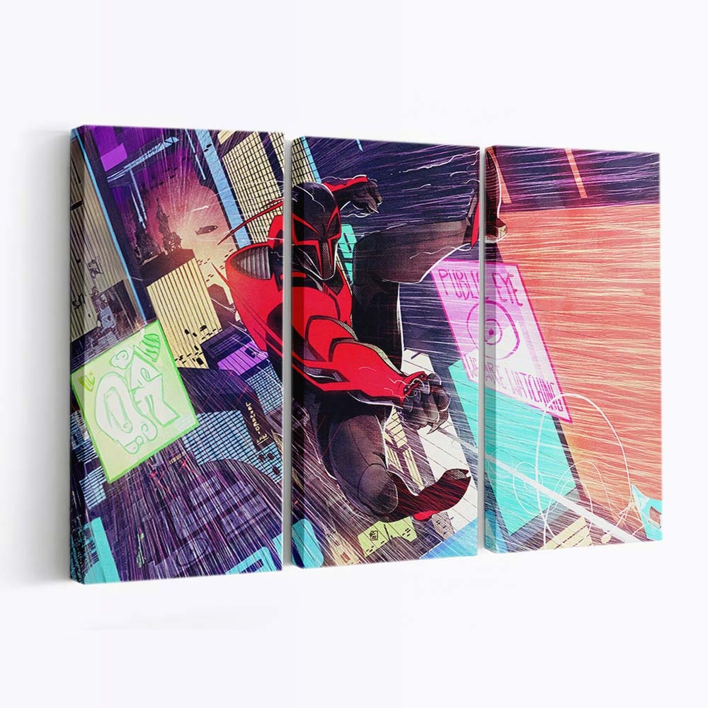 Spider Man 2099 alias Miguel O Hara 2 Leinwandbild - Wanddeko