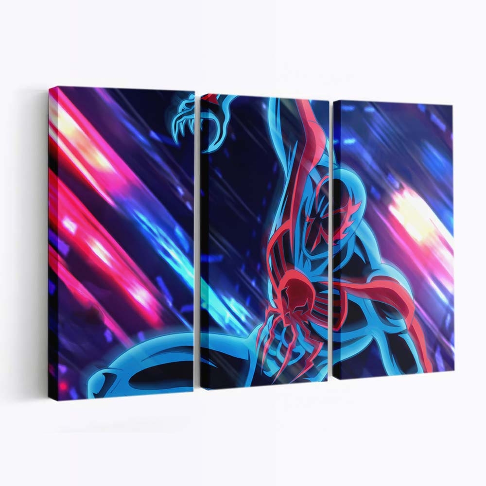Spider Man 2099 Kunst 4 Leinwandbild - Wanddeko