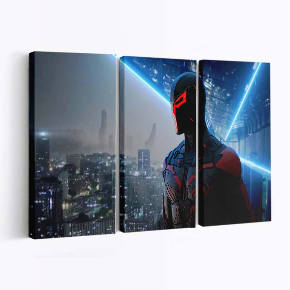 Spider Man 2099 Cyber Leinwandbild - Wanddeko