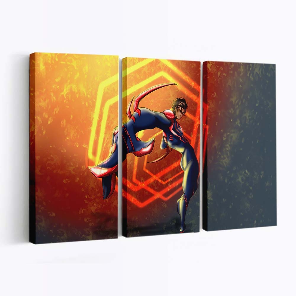 Spider Man 2099 Fan Made Leinwandbild - Wanddeko