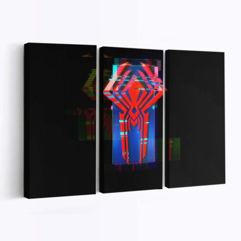 Spider Man 2099 Logo Art Leinwandbild - Wanddeko