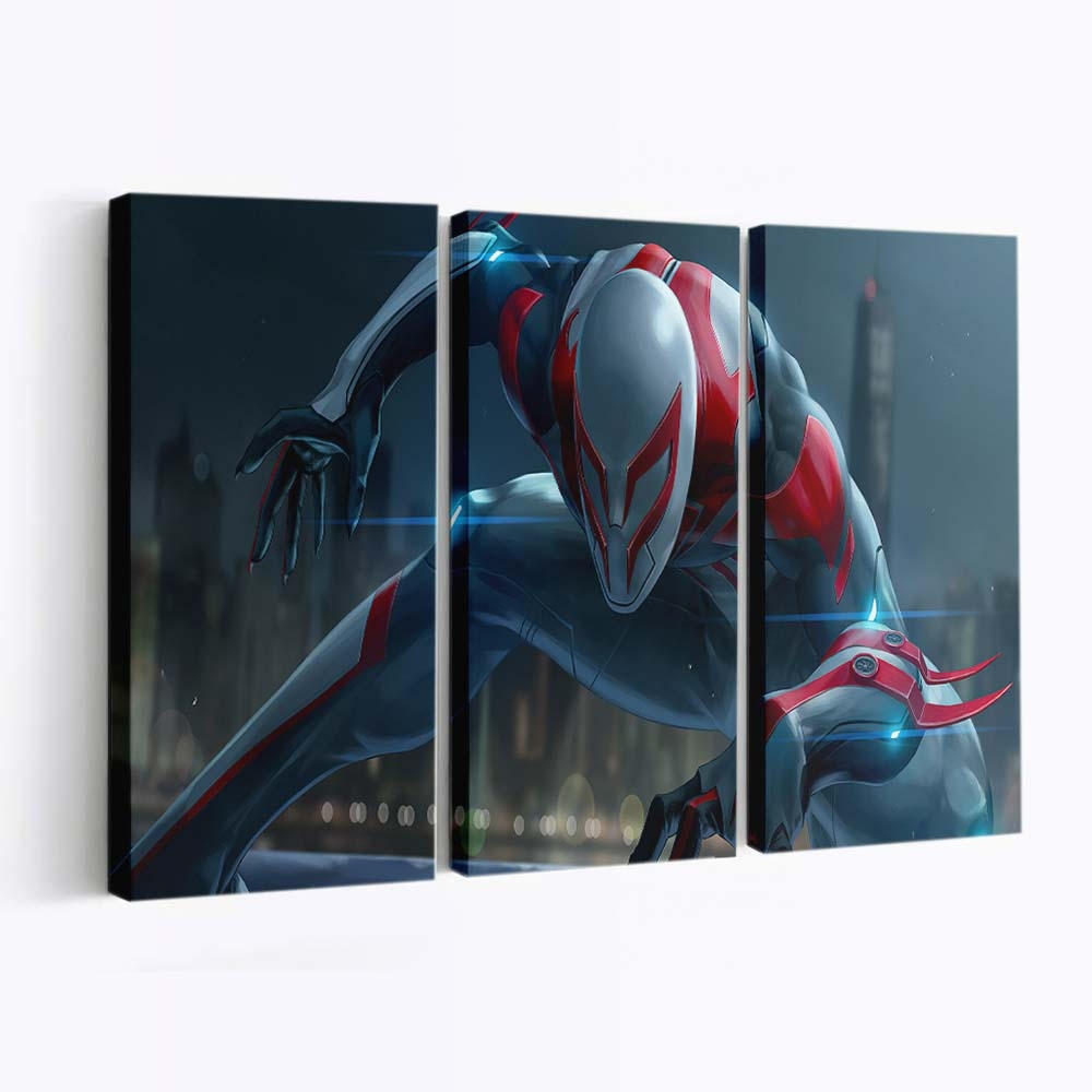 Spider Man 2099 Marel Future Fight Leinwandbild - Wanddeko