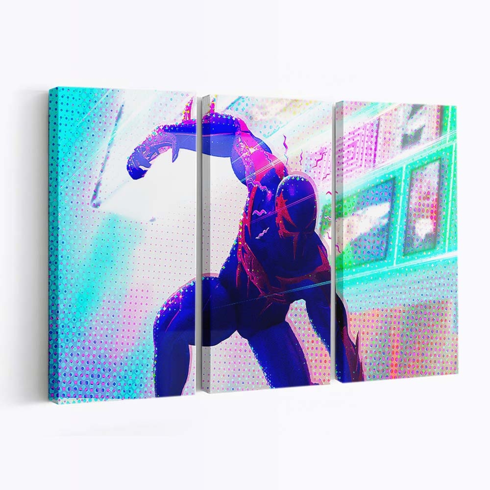 Spider Man 2099 Spider Verse 2 Leinwandbild - Wanddeko