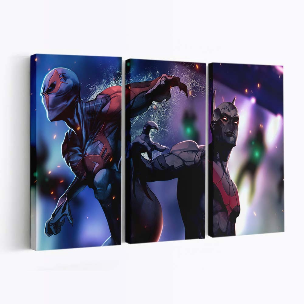Spider Man 2099 X Batman Beyond Leinwandbild - Wanddeko