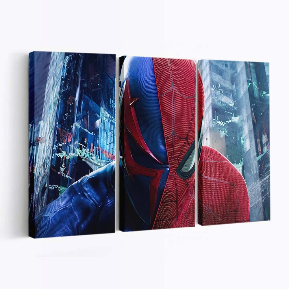 Spider Man 2099 X Spider Man Leinwandbild - Wanddeko