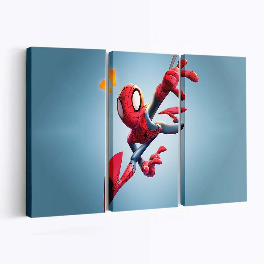 Spider Man 3D Fan Art Leinwandbild - Wanddeko