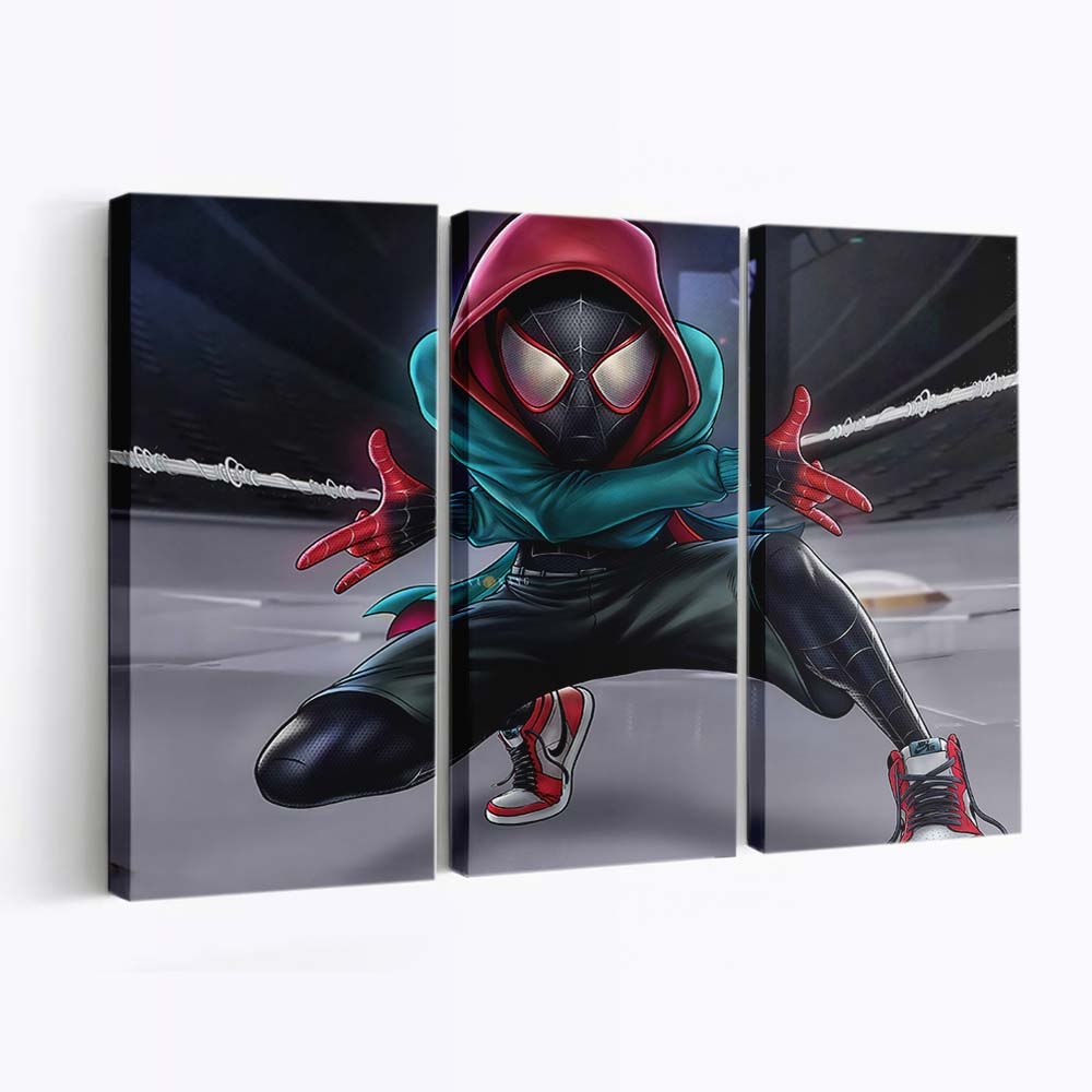 Spider Man Miles Morales 5 Leinwandbild - Wanddeko