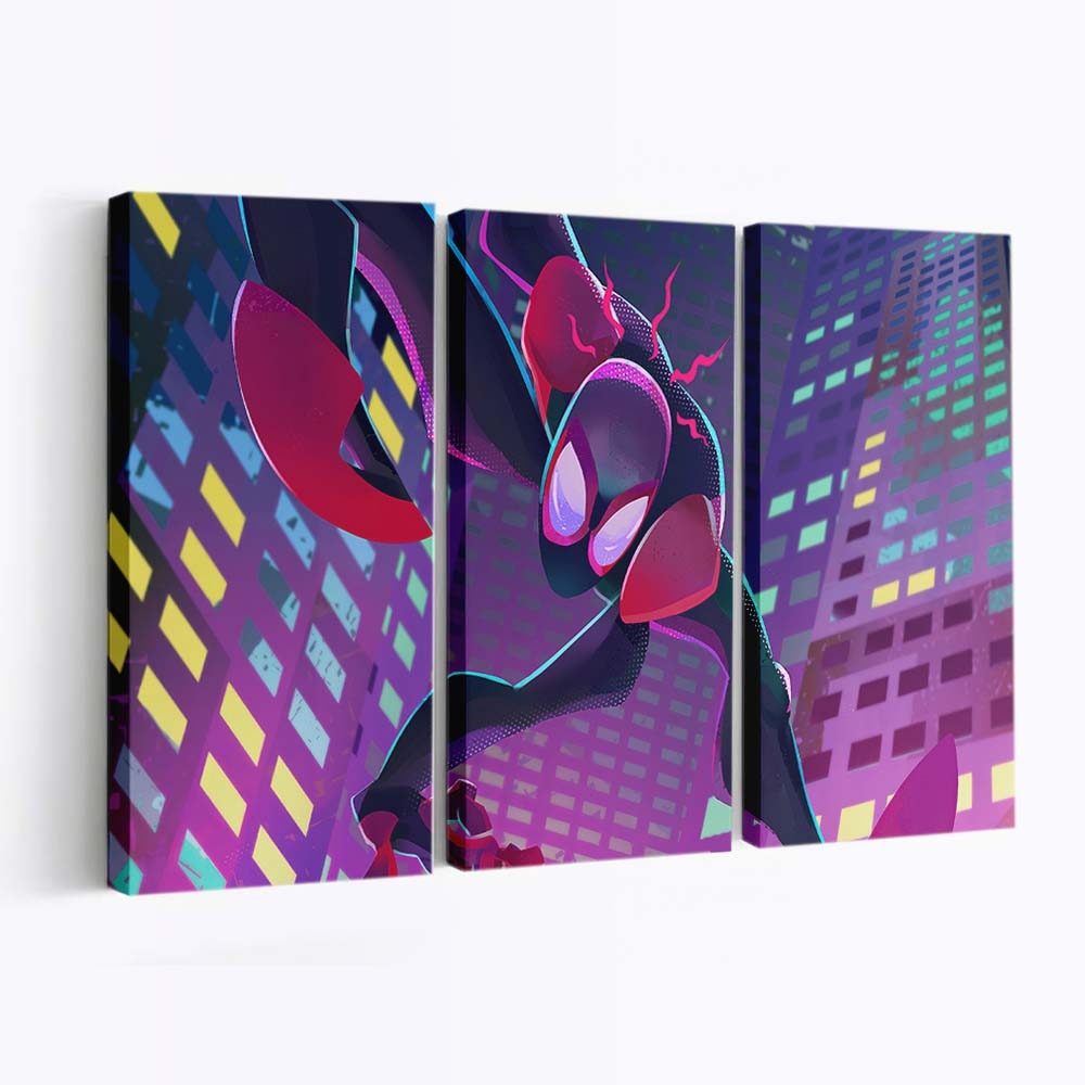 Spider Man Miles Neu Leinwandbild - Wanddeko