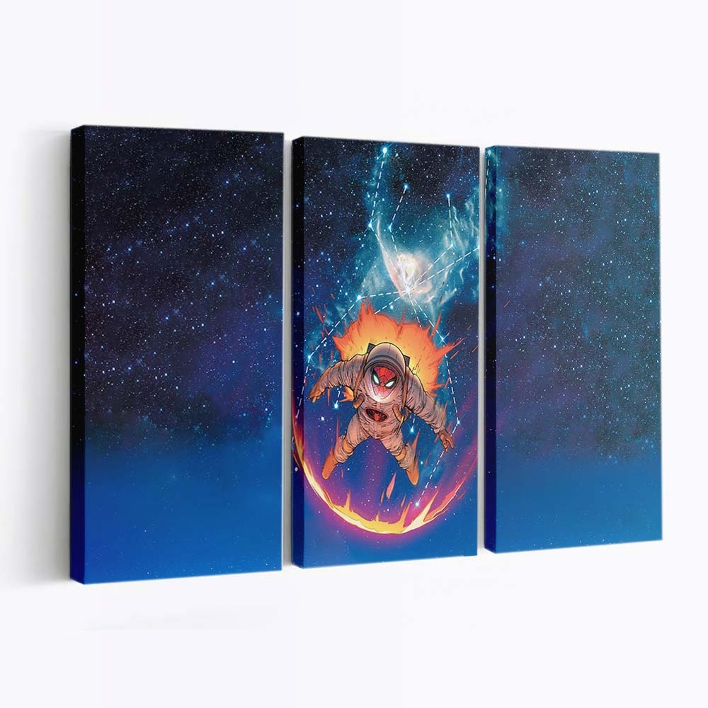 Spider Man Astronautenanzug Leinwandbild - Wanddeko