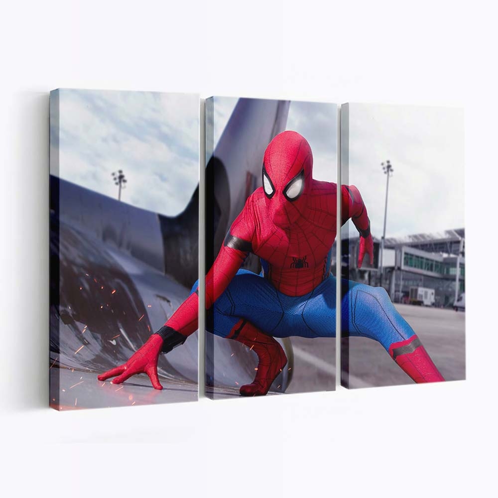 Spider Man Cosplay Civil War Leinwandbild - Wanddeko