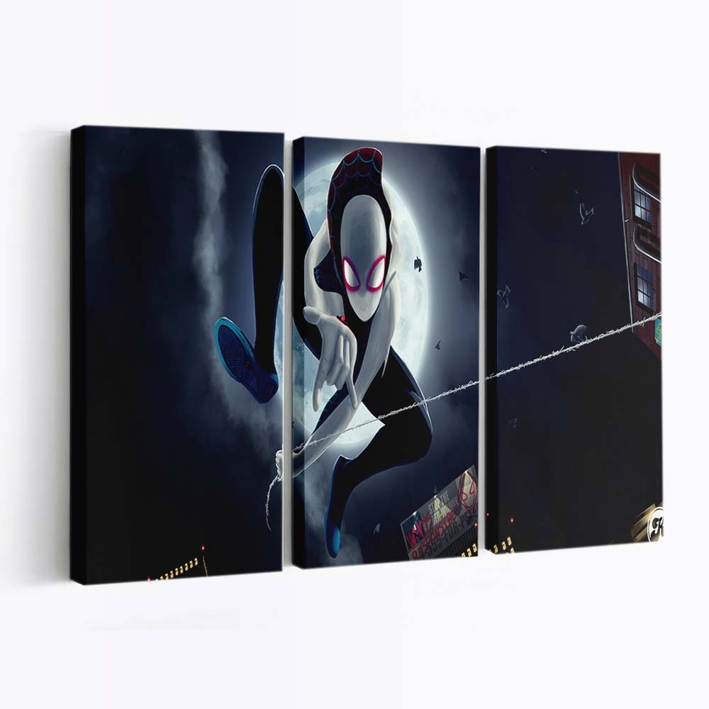 Spider Man Into The Spider Verse Art Leinwandbild - Wanddeko