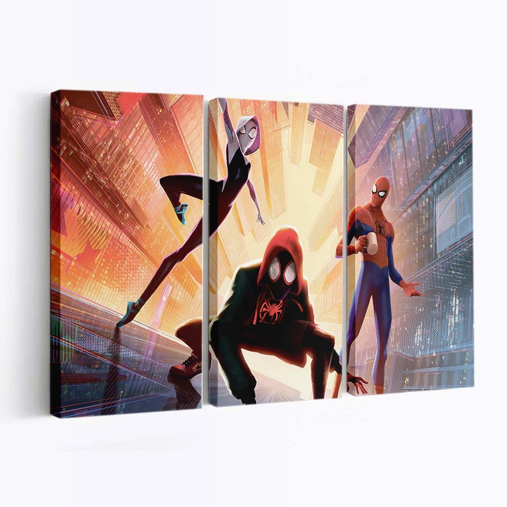 Spider Man Into The Spider Verse Neu Neu Leinwandbild - Wanddeko