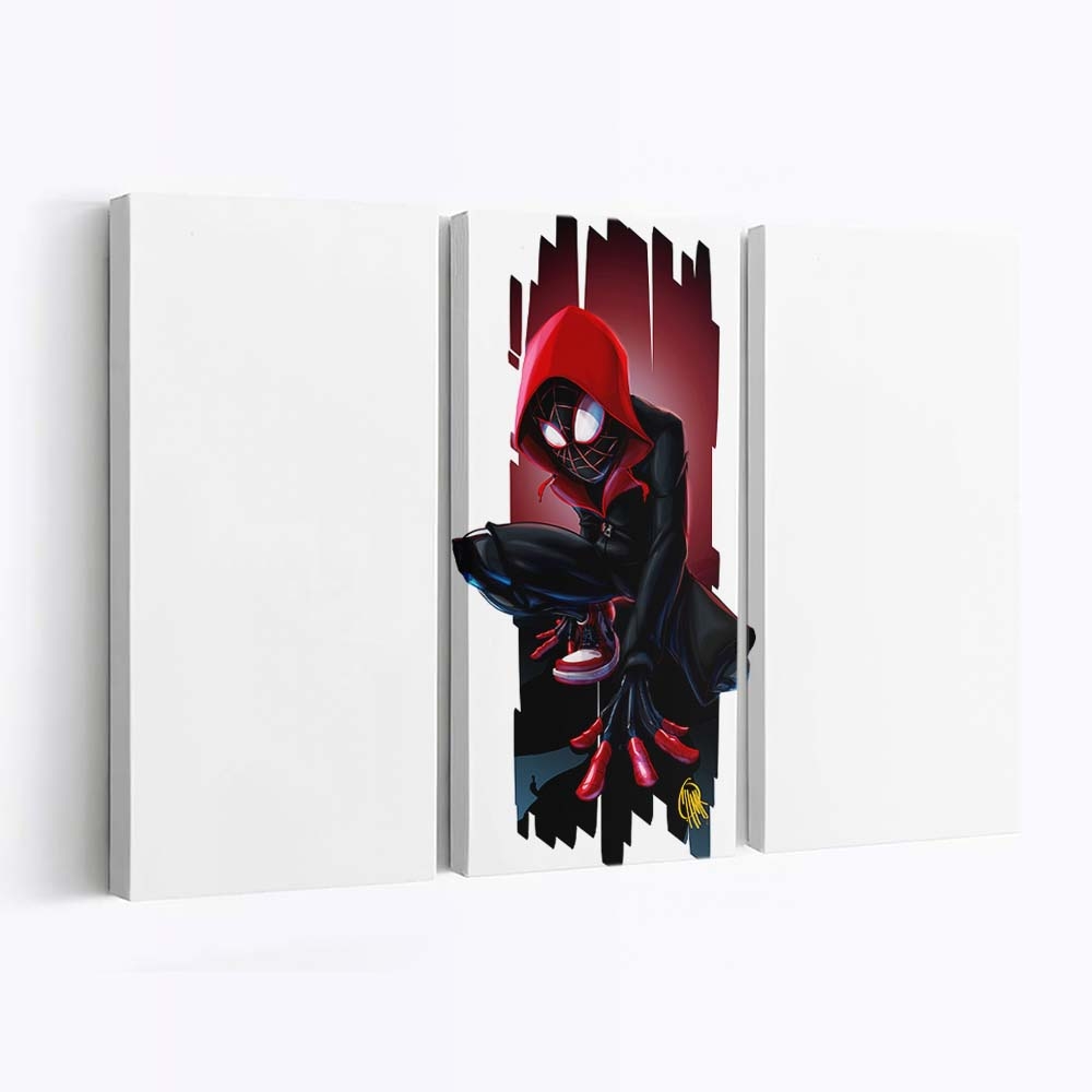 Spider Man Miles Morales Kunst 2 Leinwandbild - Wanddeko