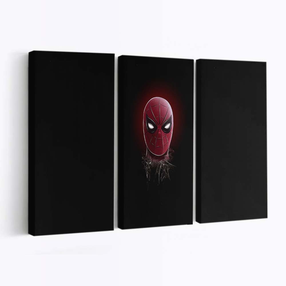 Spider Man Minimal Art 2 Leinwandbild - Wanddeko