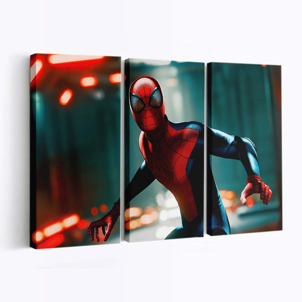 Spider Man Neue Reflexionen Leinwandbild - Wanddeko