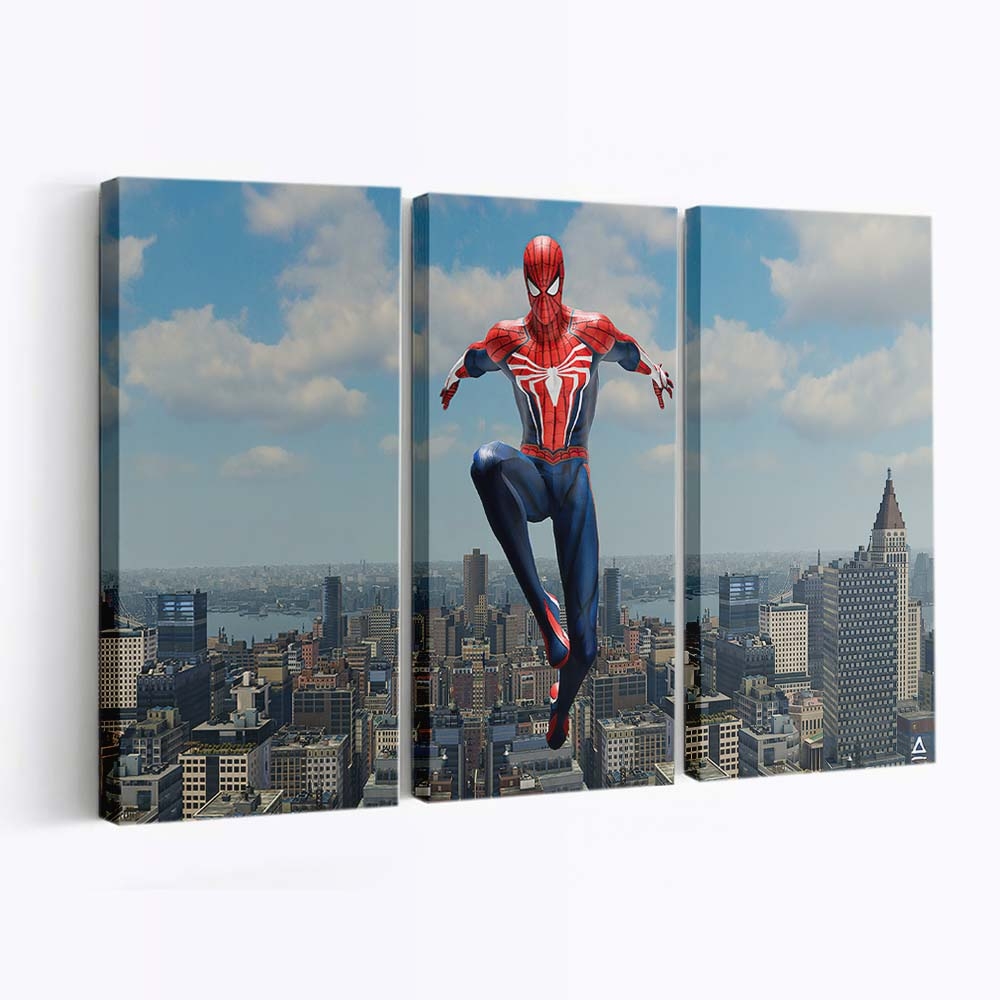 Spider Man New Yorker Leinwandbild - Wanddeko