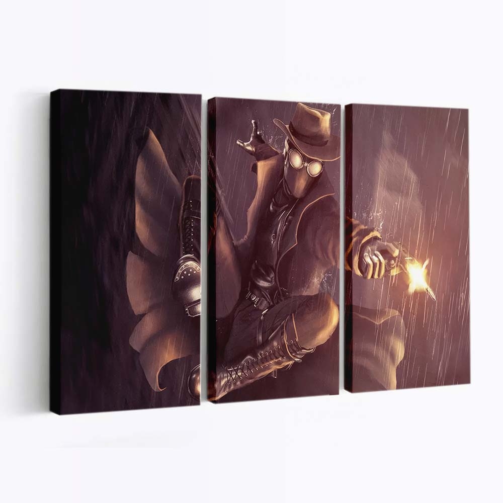 Spider Man Noir 3 Leinwandbild - Wanddeko